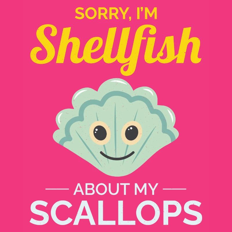Scallop Seashells Collector Beachcomber Shellfish