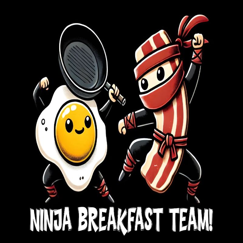 Frühstücks-Ninja-Kampf