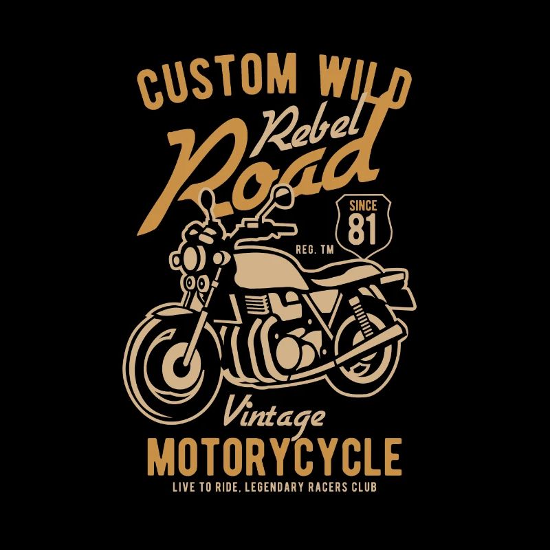Klassisches Weinlesemotorrad