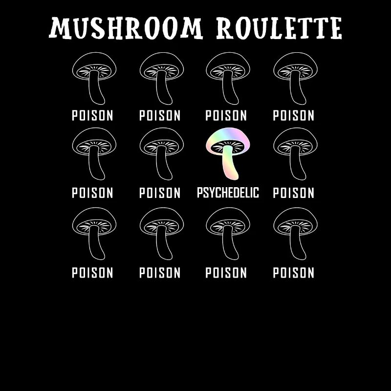 Mushroom Roulette Magic Shrooms Geschenk Goa