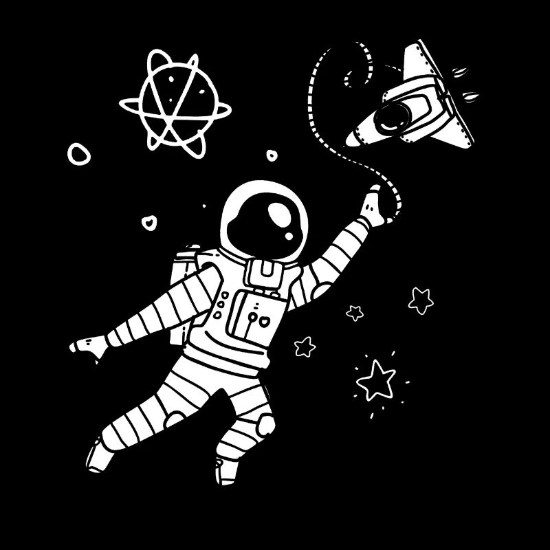 Astronaute de l'espace cool