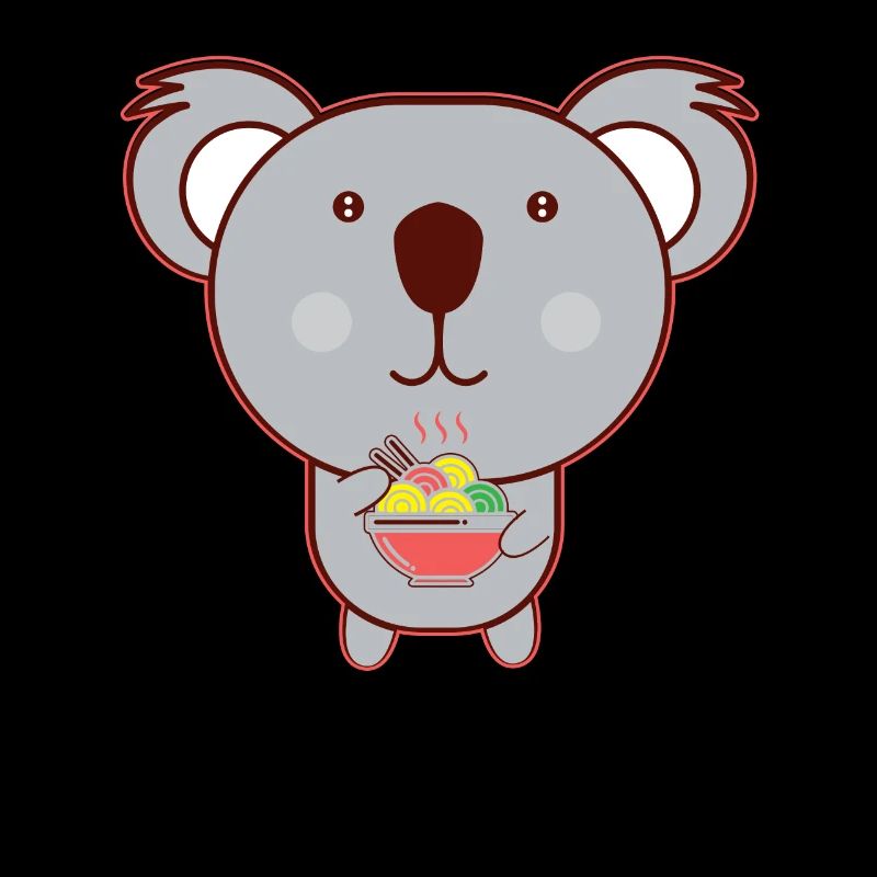 Sweet Koala eating