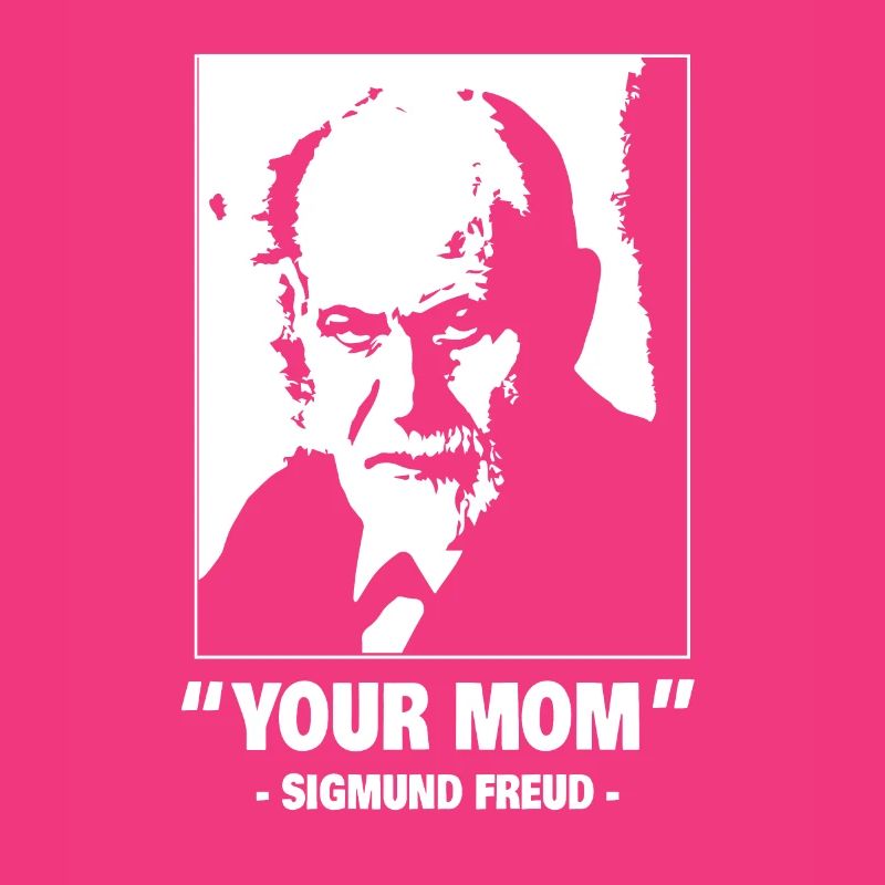 Sigmund Freud Deine Mutter Zitat Witz Geschenk