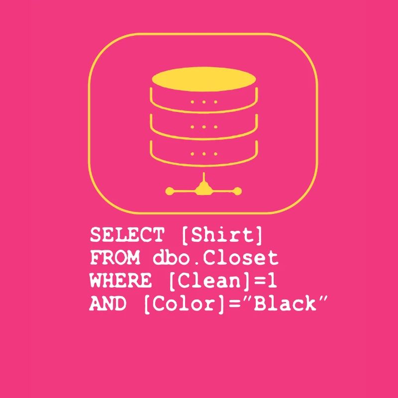 Code de base de données SQL Sarcasm Developer Gift