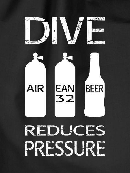Diving reduces pressure