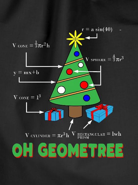 Geometree math teacher Christmas