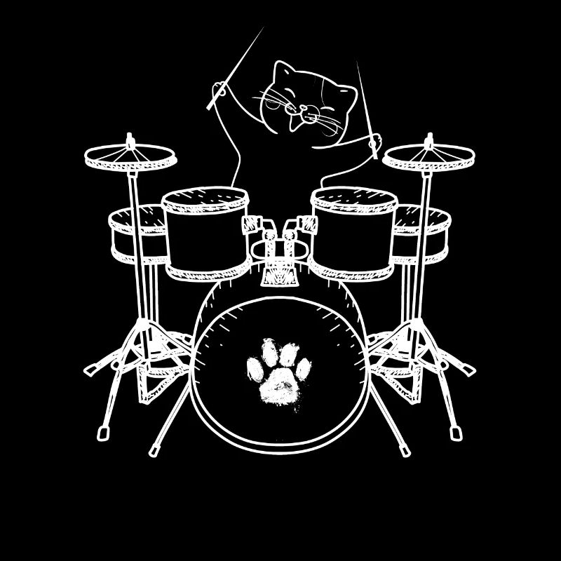 Tambour chat batteur