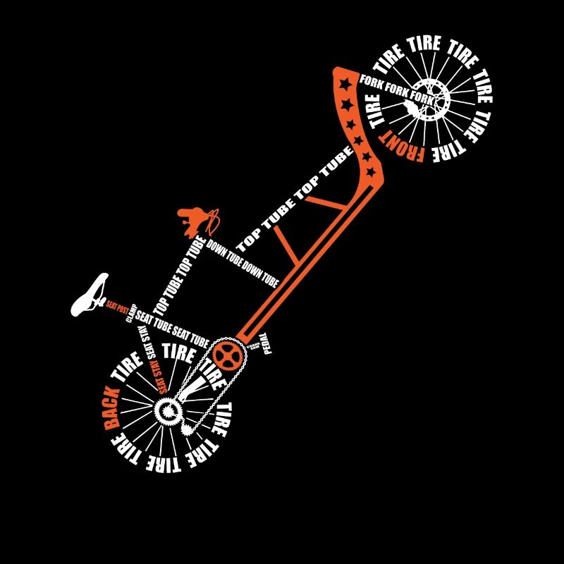 Roue de charge Cargo Vélo Anatomie cadeau roue hollandaise