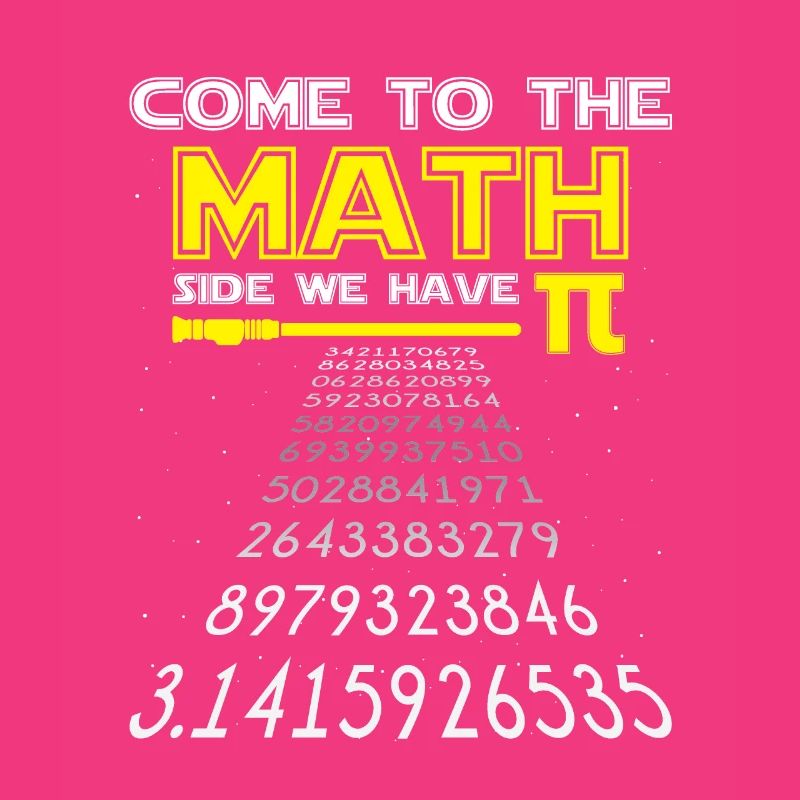 Mathe Come to Math Side Pi Mathematiker Geschenk