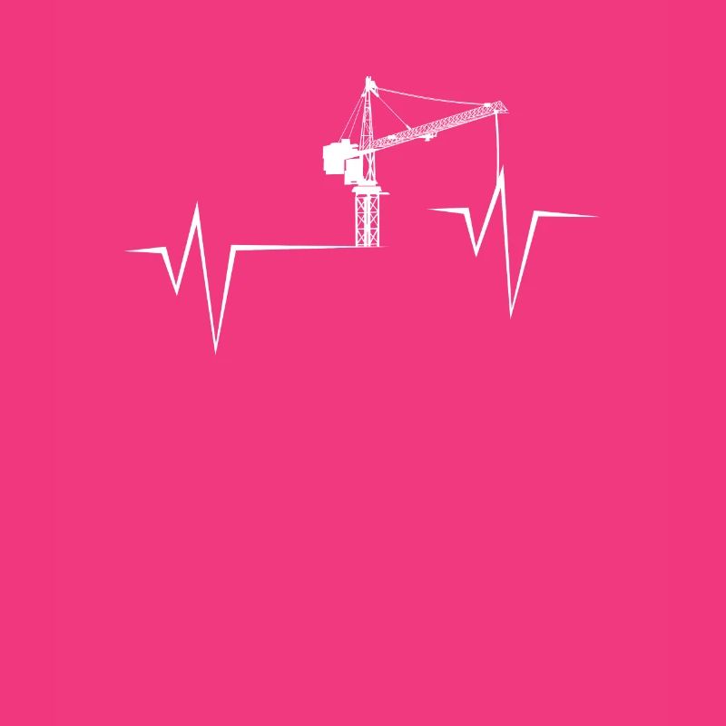 Crane Crane Operator Construction Site Crane Tower Heartbeat