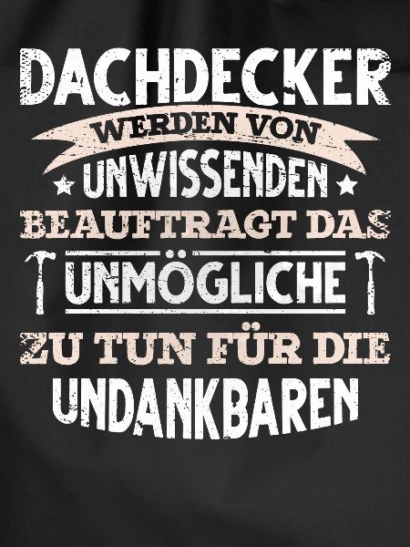 lustiges Dachdecker