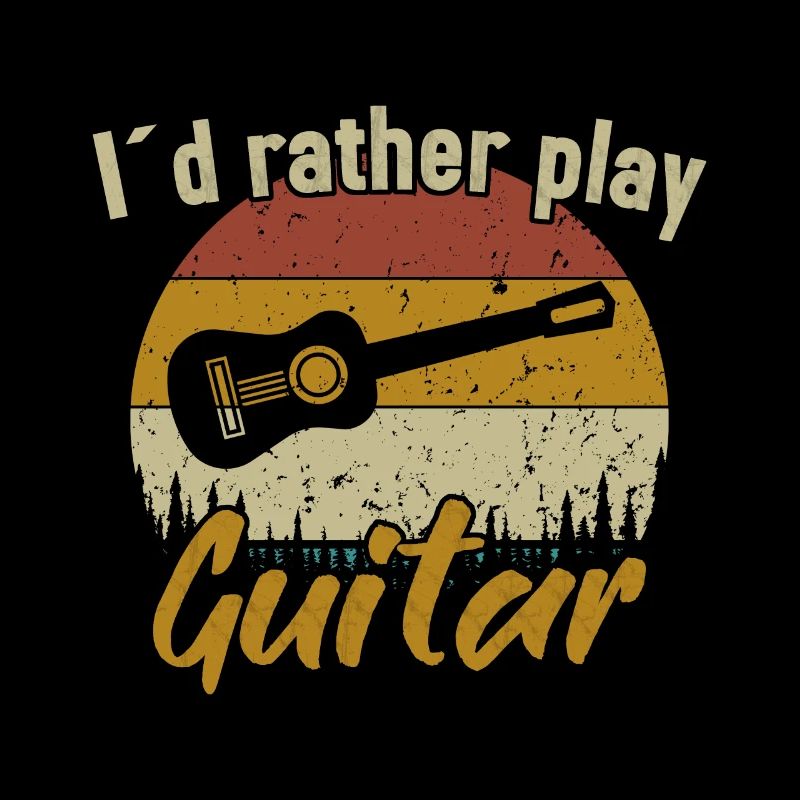 I´d rather play Guitar / Gitarre