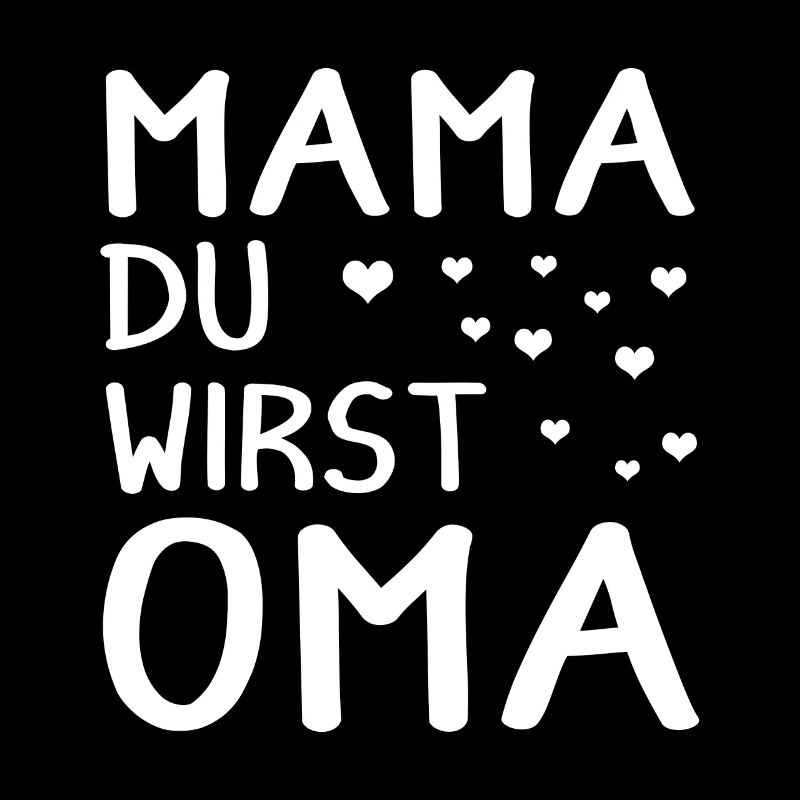 Mama du wirst Oma - Muttertag Geschenk werdende Om