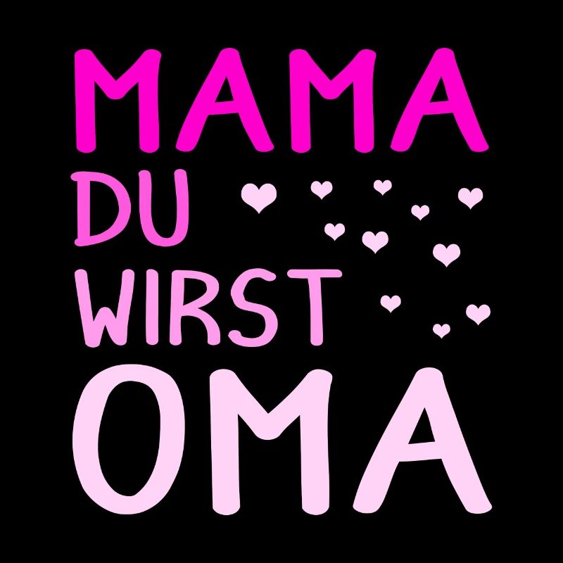 Mama du wirst Oma - Muttertag Geschenk werdende Om