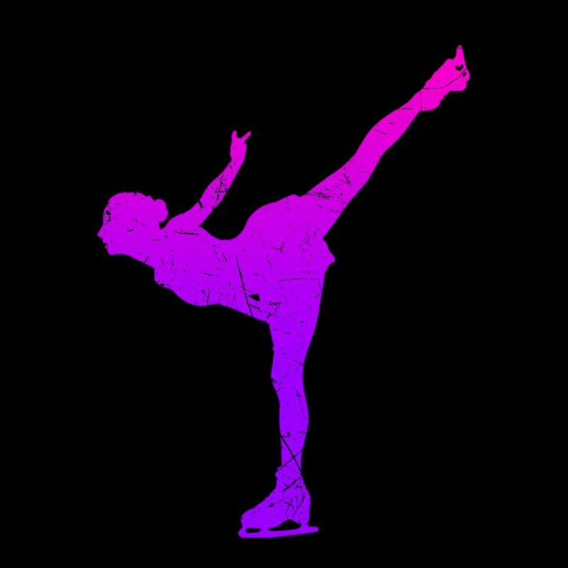 Eislaufmädchen Schlittschuh Eiskunstlauf Motiv Eis