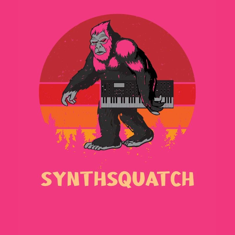 Sasquatch Synthesizer Dj Keyboard Synthsquatch