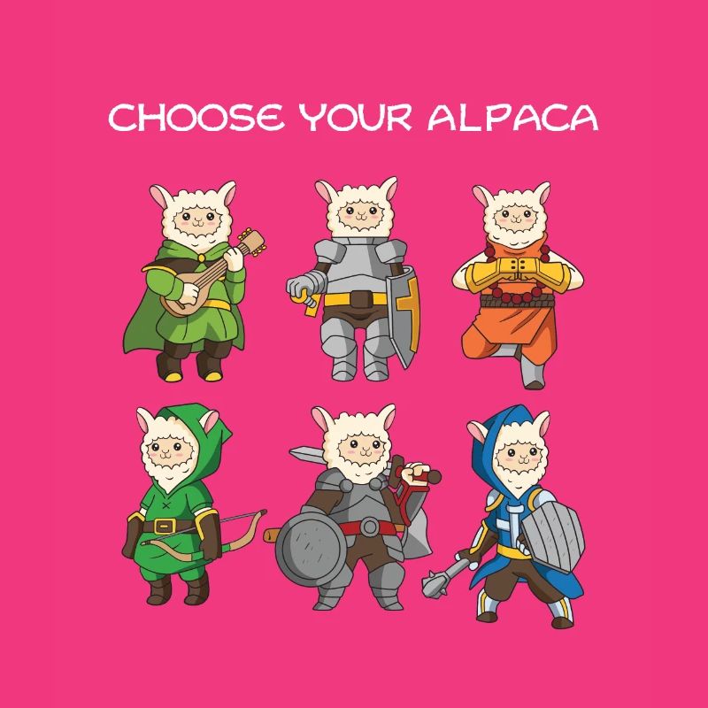 Board Game Choose Alpaca Llama Tabletop Gift