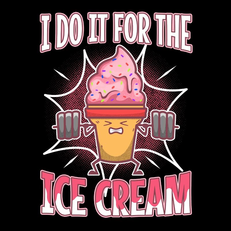 Je le fais pour la crème glacée
