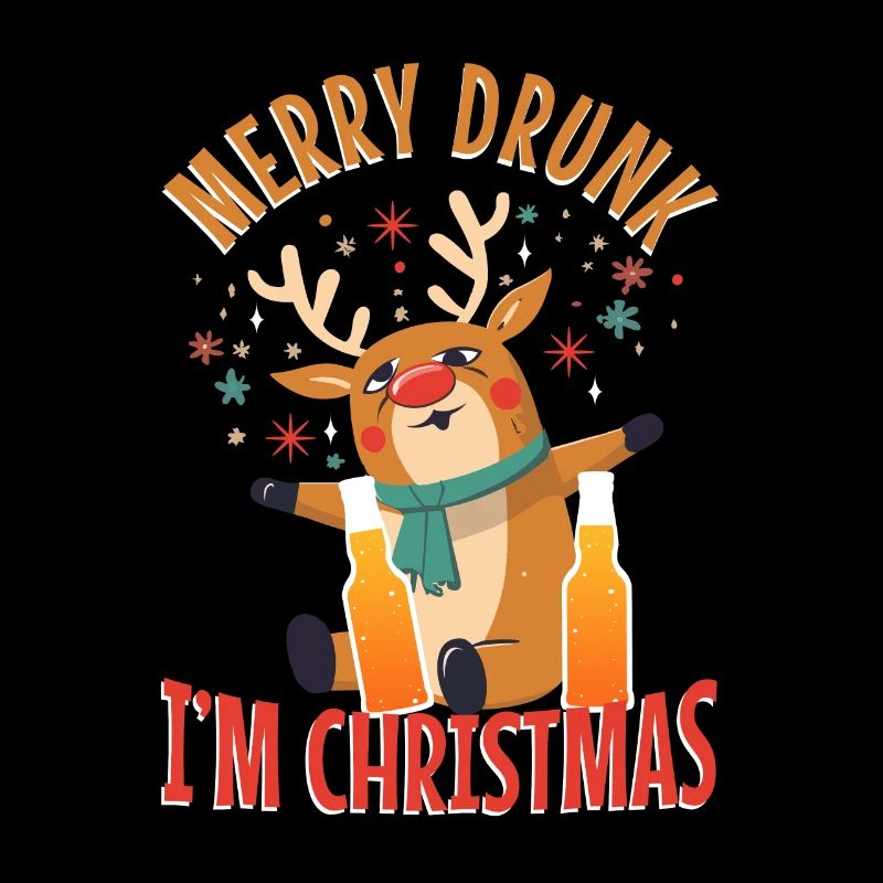 Joyeux ivre à Noël