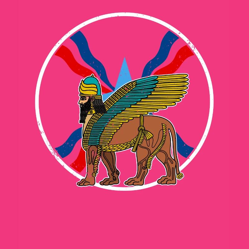 Antique Deity Lamassu Mythology Babylon Sumer