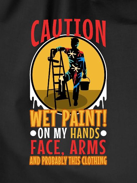 Wet paint