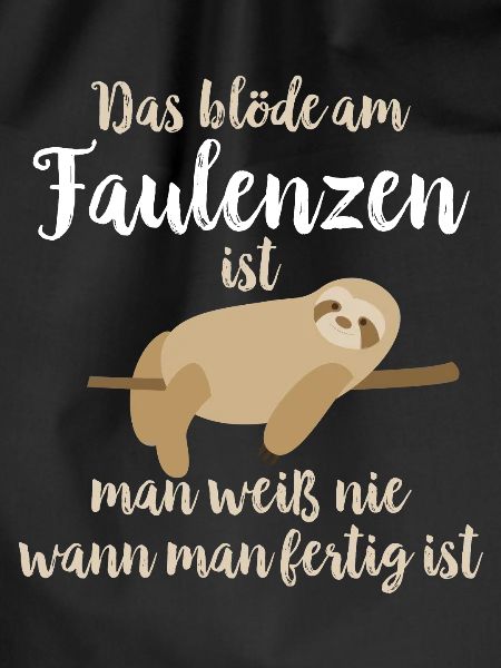 faultier faulenzen