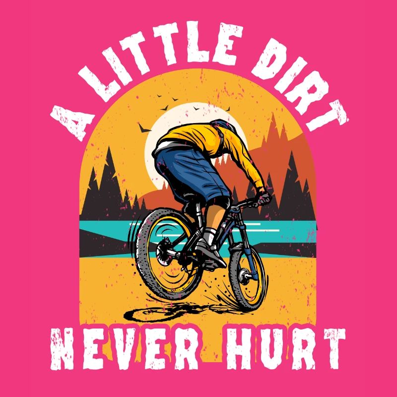 Lustiger Mountainbiker Spruch