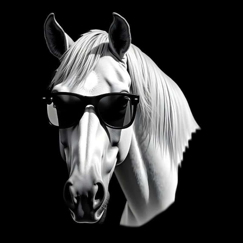 Pferd Sonnenbrille Tier Motiv Pferdehalter Pferde