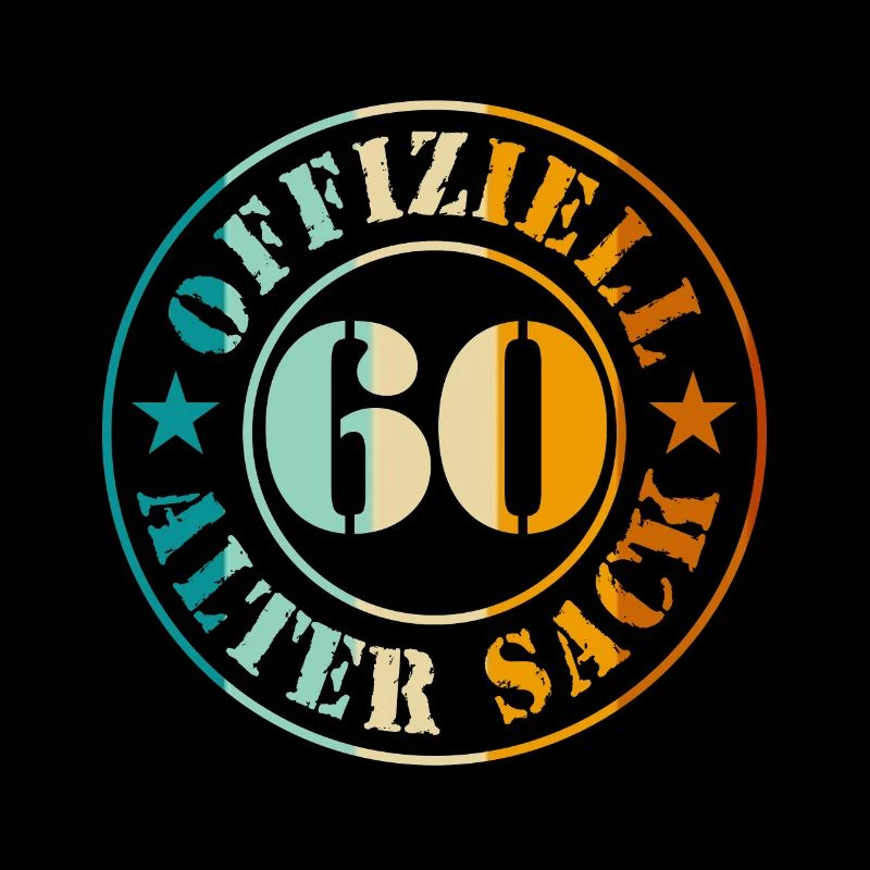 60th Birthday Men Man Old Sack 60 Years