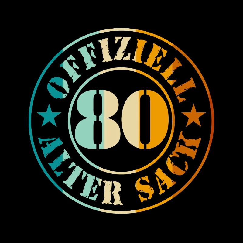 80. Geburtstag Männer Mann alter Sack 80 Jahre