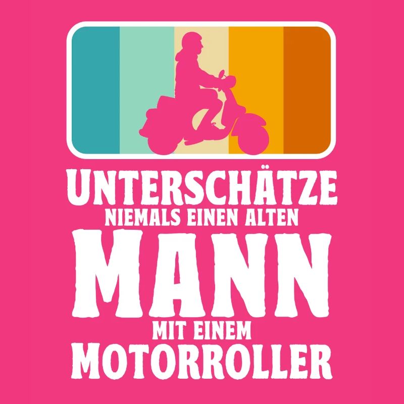 Rollerfahrer Geschenke Motorroller Scooter