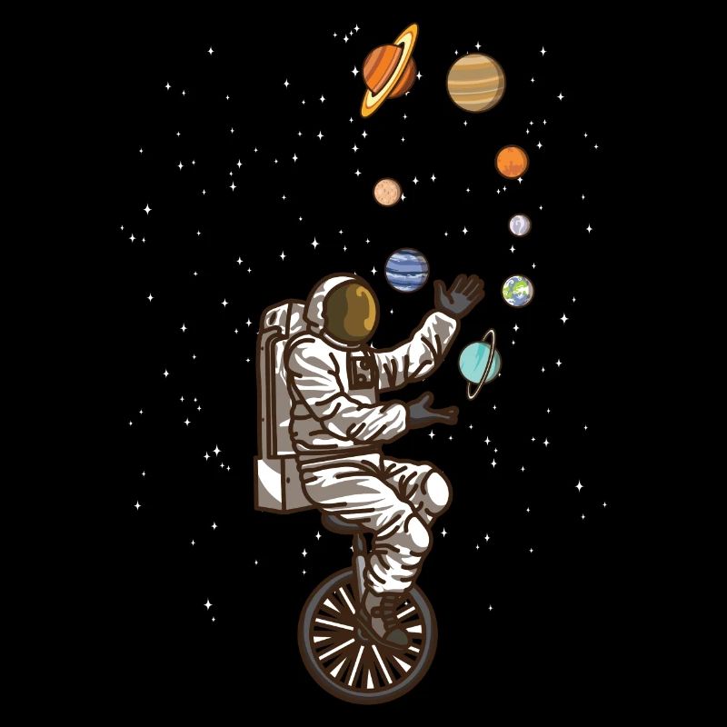 funny circus astronaut