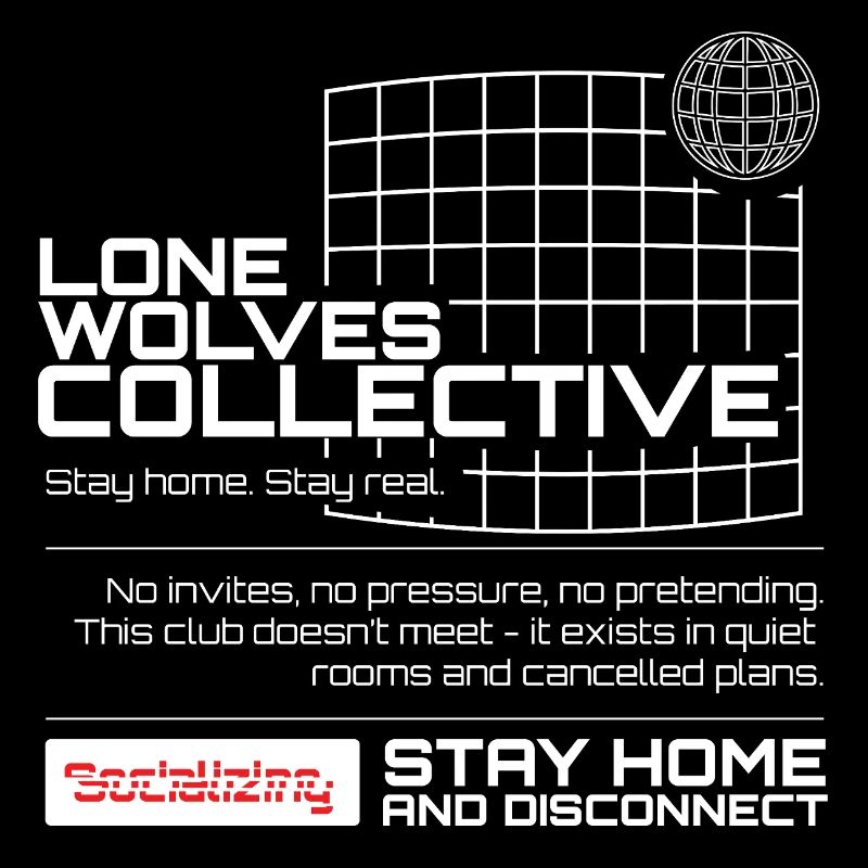 LoneWolvesCollective - Funny Introvert T-Shirt for