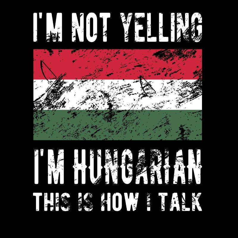Stolzer Ungar Ungarn Herkunft Ungarische Flagge