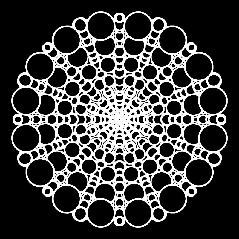 Geometrische Mandala Kreise runde Muster Form