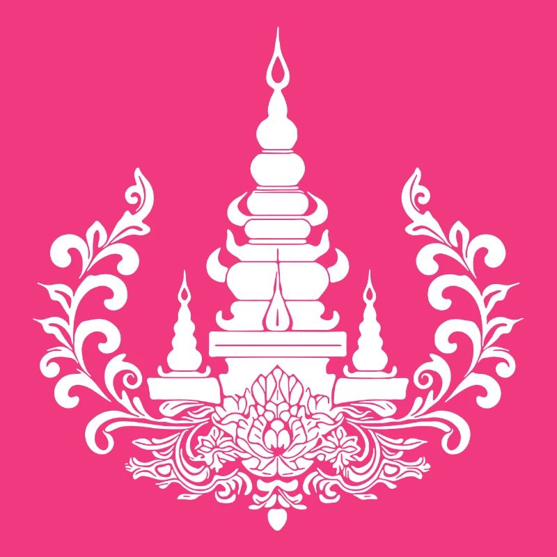 Symbole de la nature du complexe de temples de Thaïlande