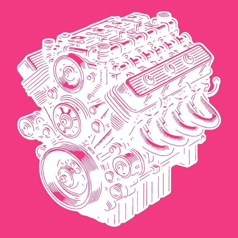 Engine Block Cylinder Fan Displacement Engine