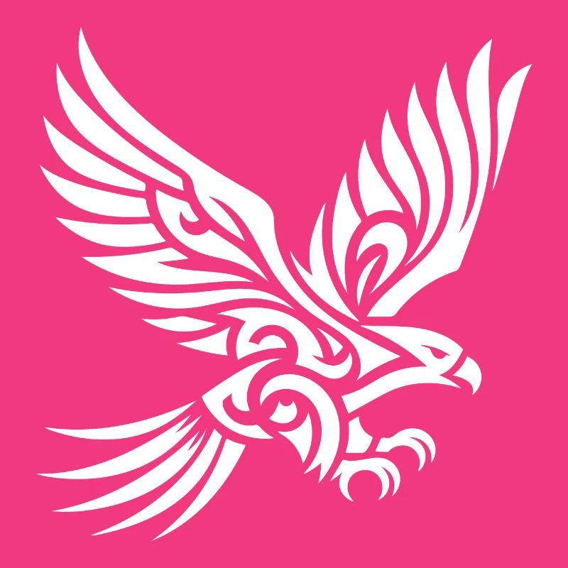 Elegant beautiful eagle on huge wings
