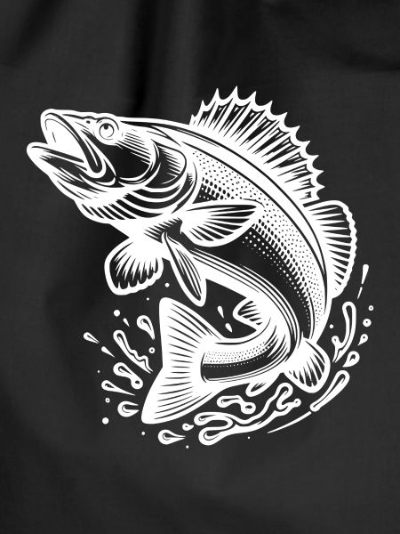 Large Jumping Zander Fish