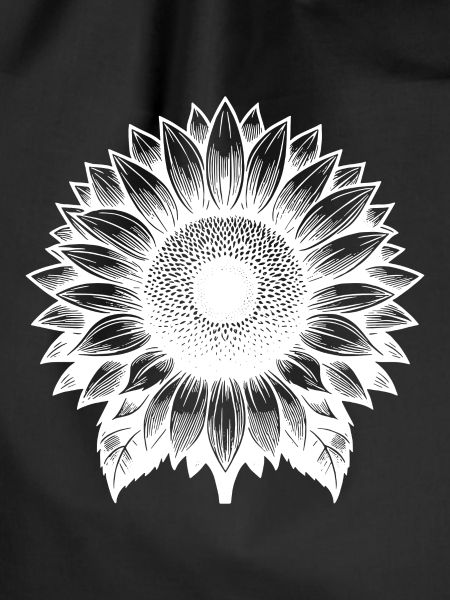 Large Blooming Sunflower