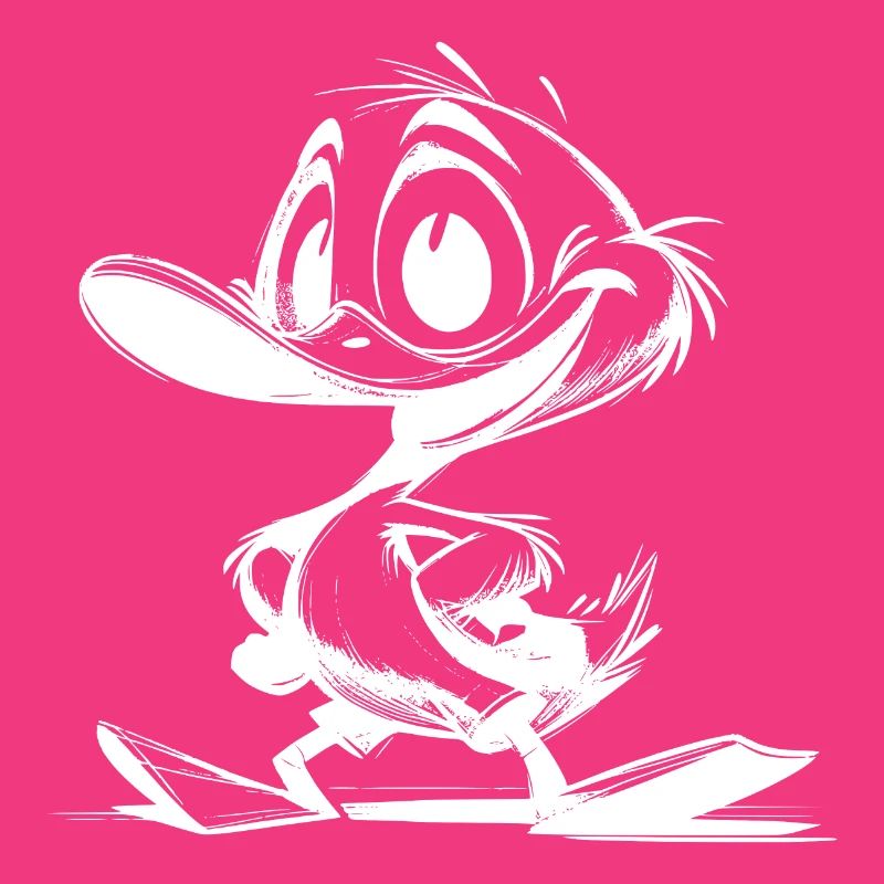 Dessin d’un bébé canard avec un énorme bec