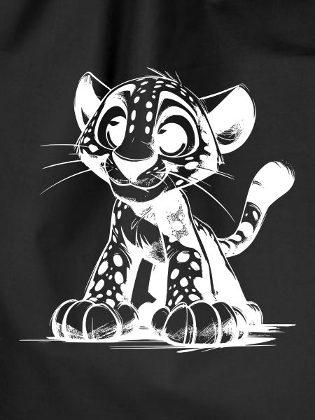 Funny Kids Leopard Drawing
