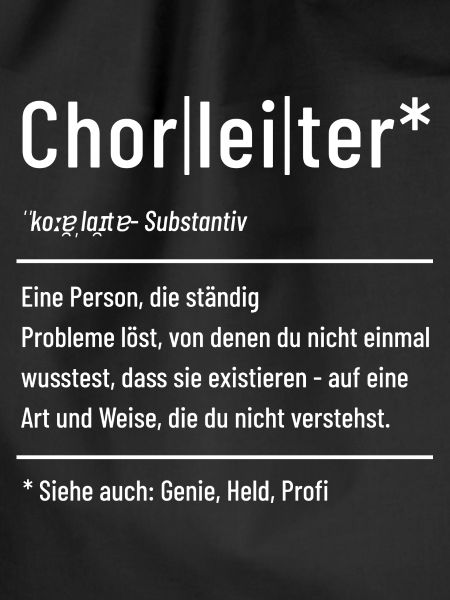 Chorleiter - Definition - Lexikon