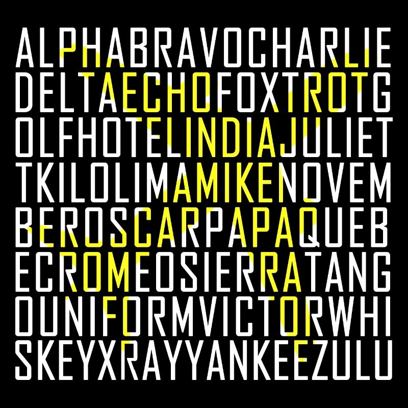 Pilot Flugzeug Morse Alphabet Fluglotse Funker