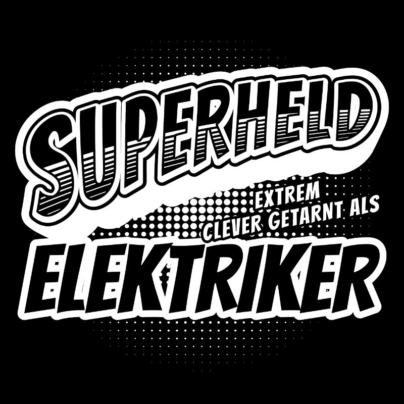Superheld, clever getarnt als Elektriker