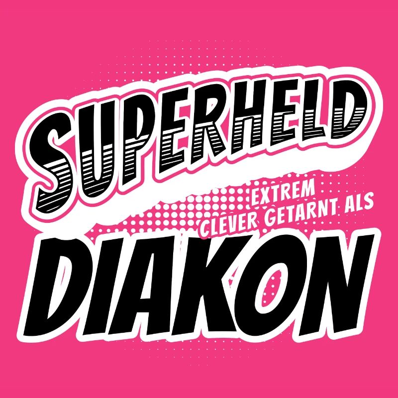 Superheld, clever getarnt als Diakon