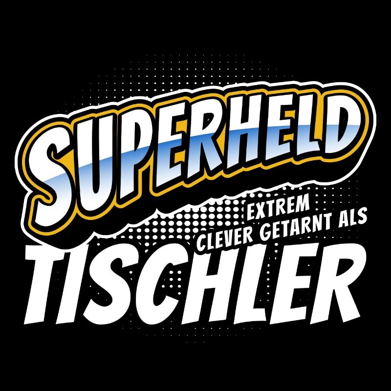 Superheld, clever getarnt als Tischler