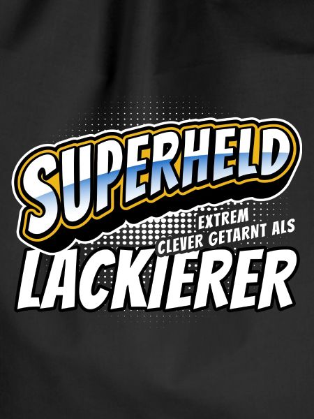 Superheld, clever getarnt als Lackierer