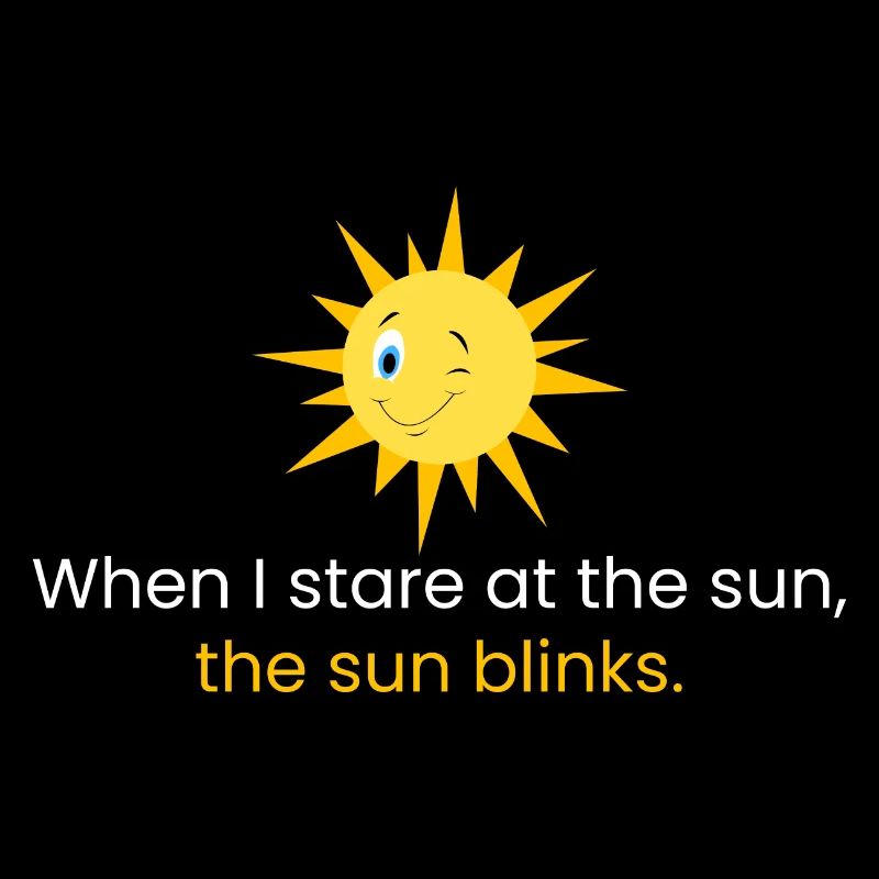 Quand je regarde le soleil