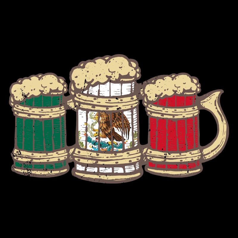 Drapeau mexicain Tequila Mexique Vacances Dicton